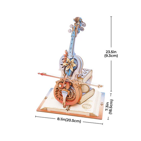 Mechanical Symphany Music Box 3D Wooden Puzzle (199 Pieces)
