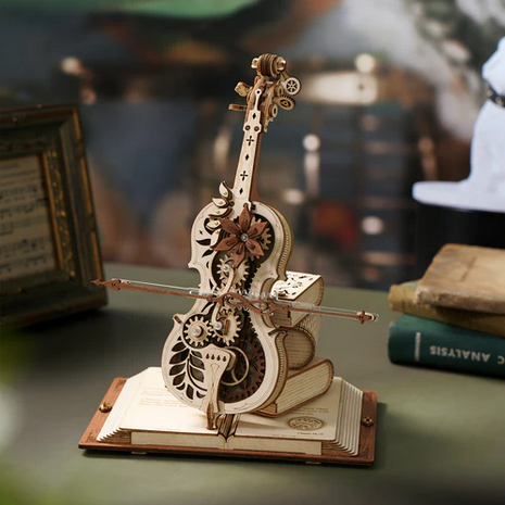 Mechanical Symphany Music Box 3D Wooden Puzzle (199 Pieces)