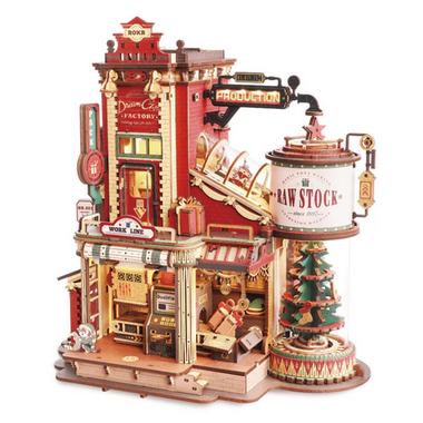 Automatic Gift Factory Music Box – 3D Wooden Puzzle (499 Pieces)