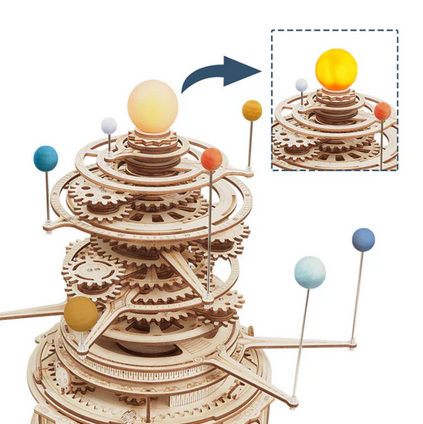 Mechanical Orrery 3D Puzzle Kit (316 Pieces)