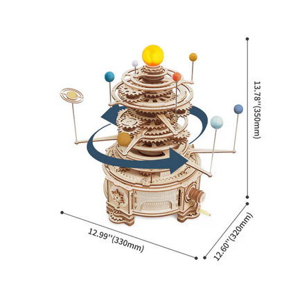 Mechanical Orrery 3D Puzzle Kit (316 Pieces)