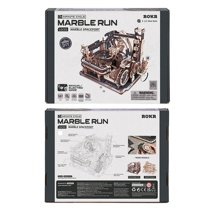Marble Spaceport 3D Puzzle Kit (472 Pieces)
