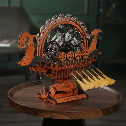 Viking Dragon Ship 3D Puzzle (229 Pieces)