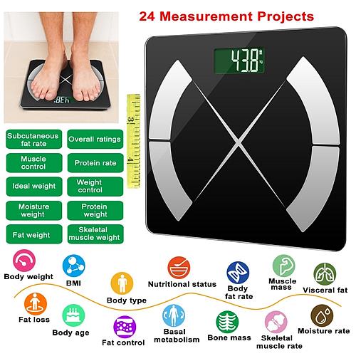 Smart Body Composition Scale with APP - BMI & Fat Monitor Health Analyzer